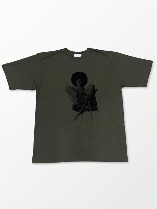 INDEPENDENT GIRL Box Tshirts |Khaki Vintage