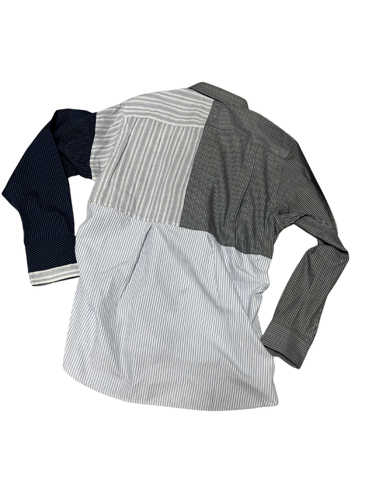 Upcycled Vintage Collection - Patchwork Stripe Shirt