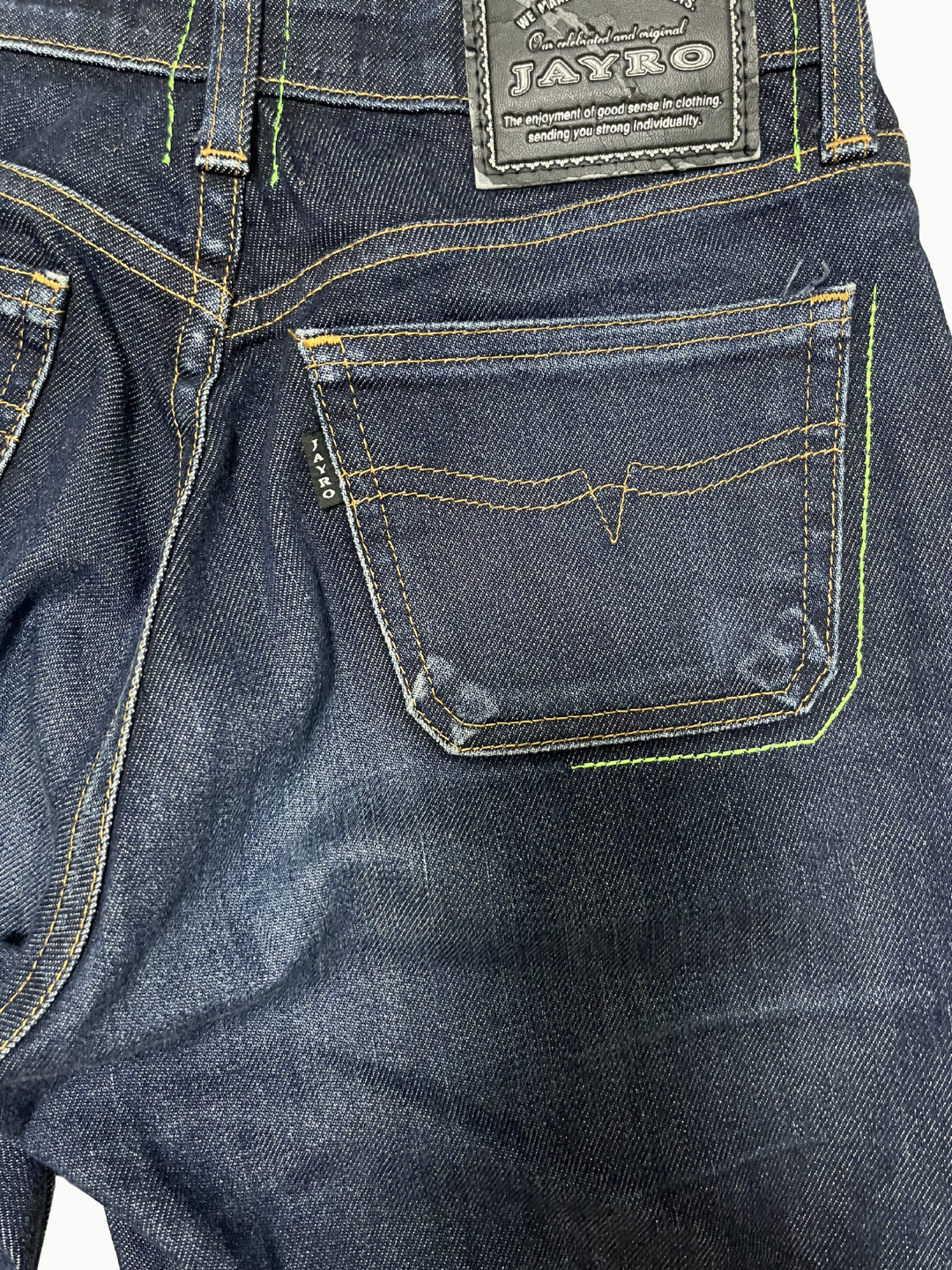 Upcycled Vintage Collection - Double Denim Flare Pants (Blue)
