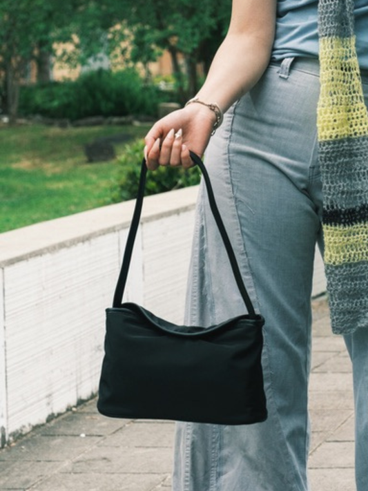 Mini Soft Shoulder Bag | Pink / Red / Black