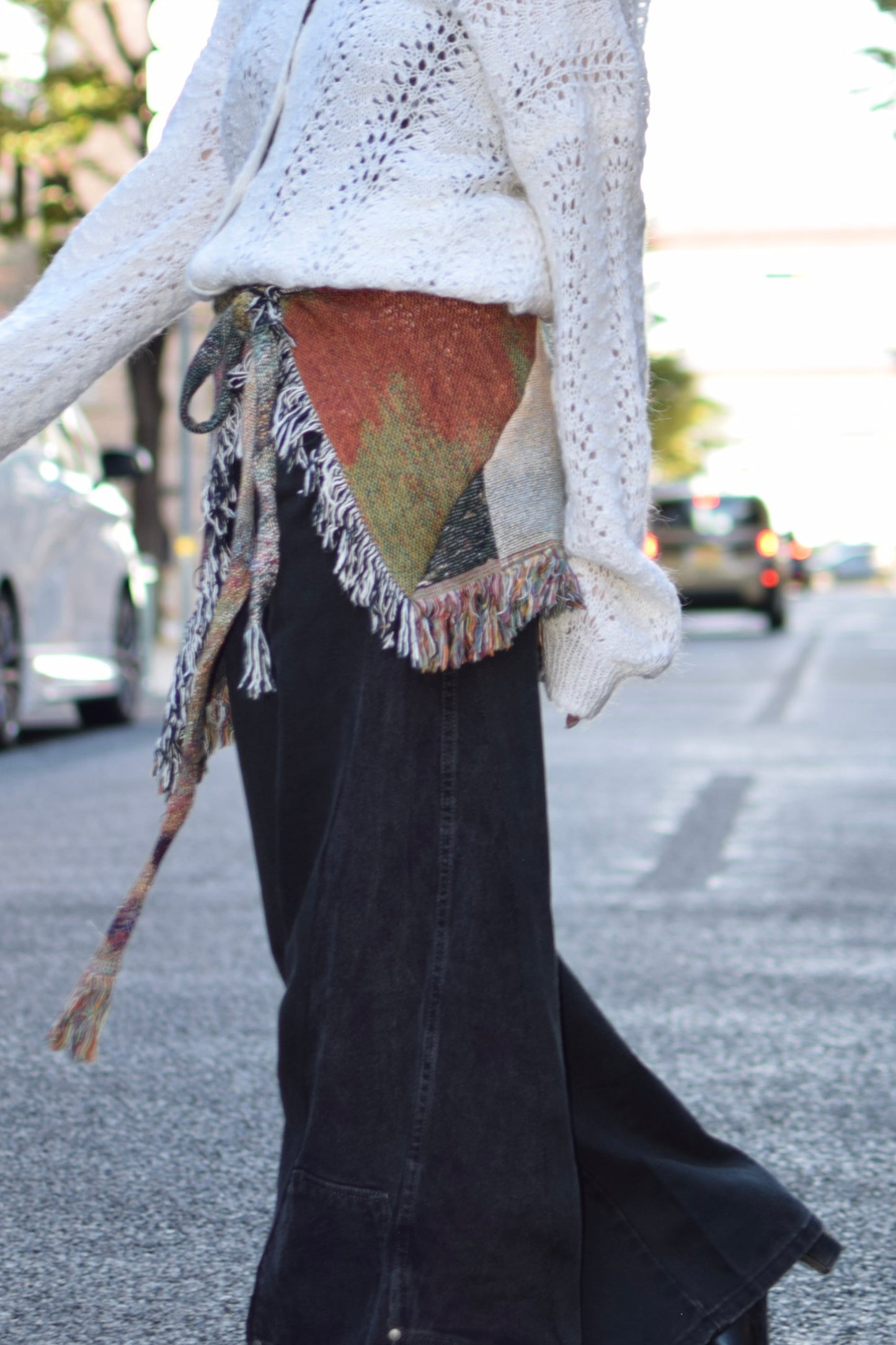 Upcycled Vintage Collection - Rug Wrap Skirt