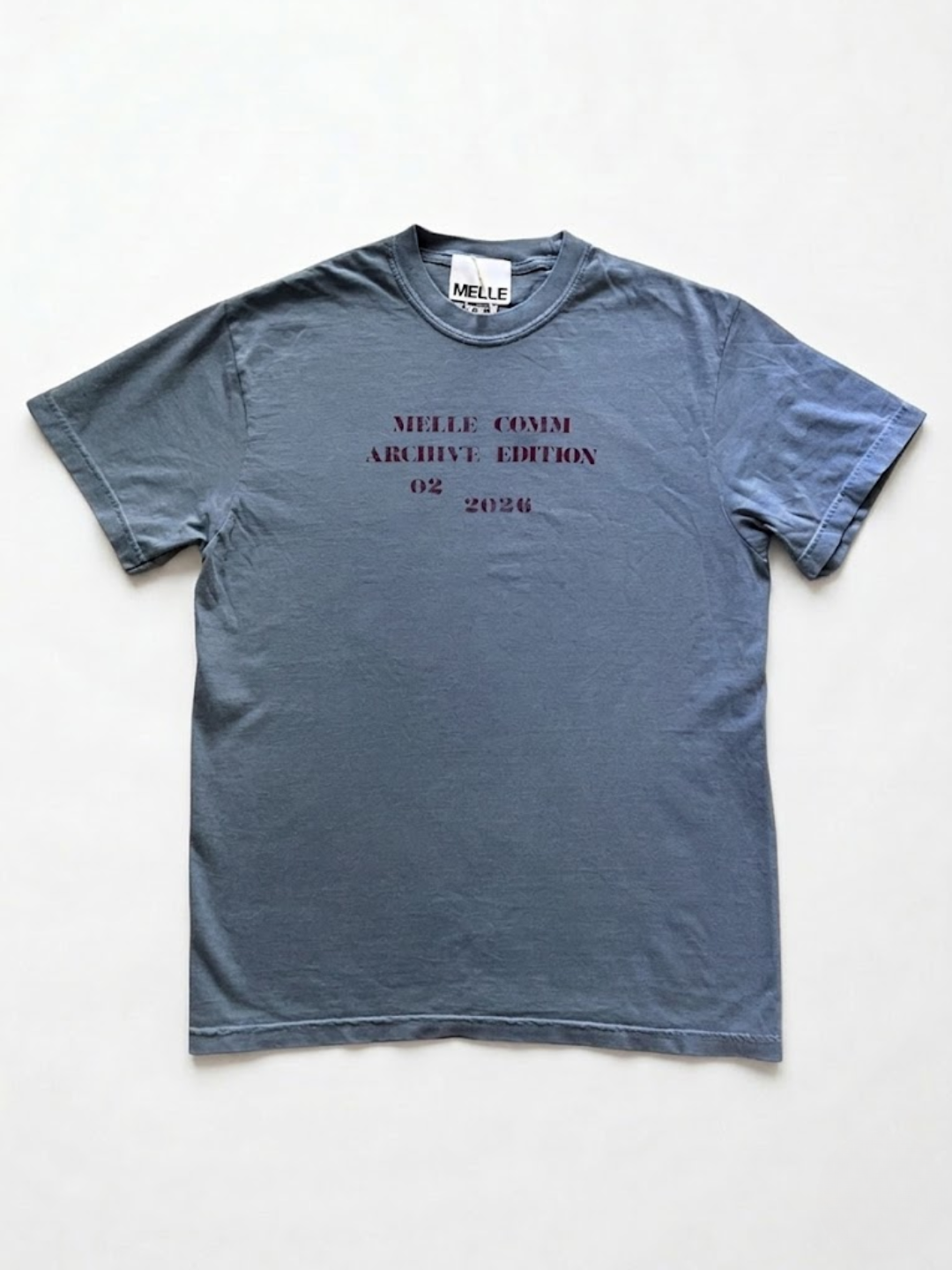 MELLE COMM 02 Short Sleeve Tee | Natural White