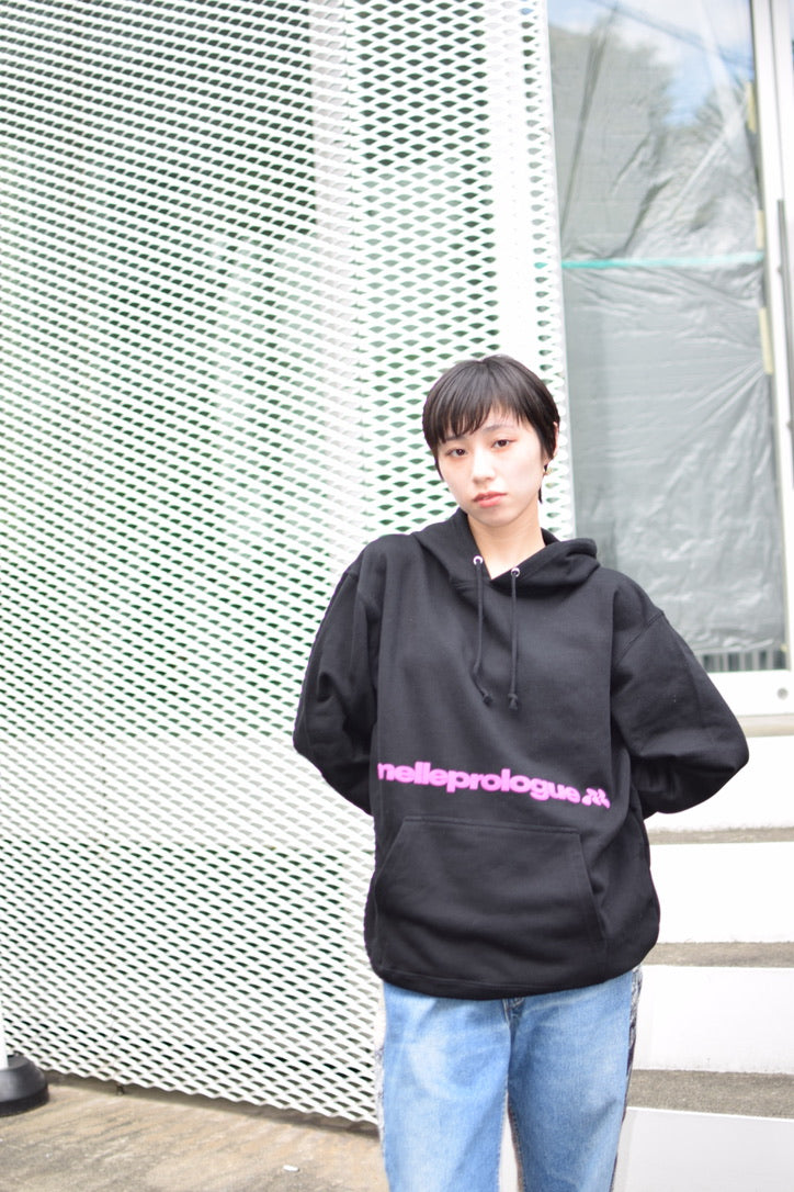melleprologue Hoodie | green×light pink