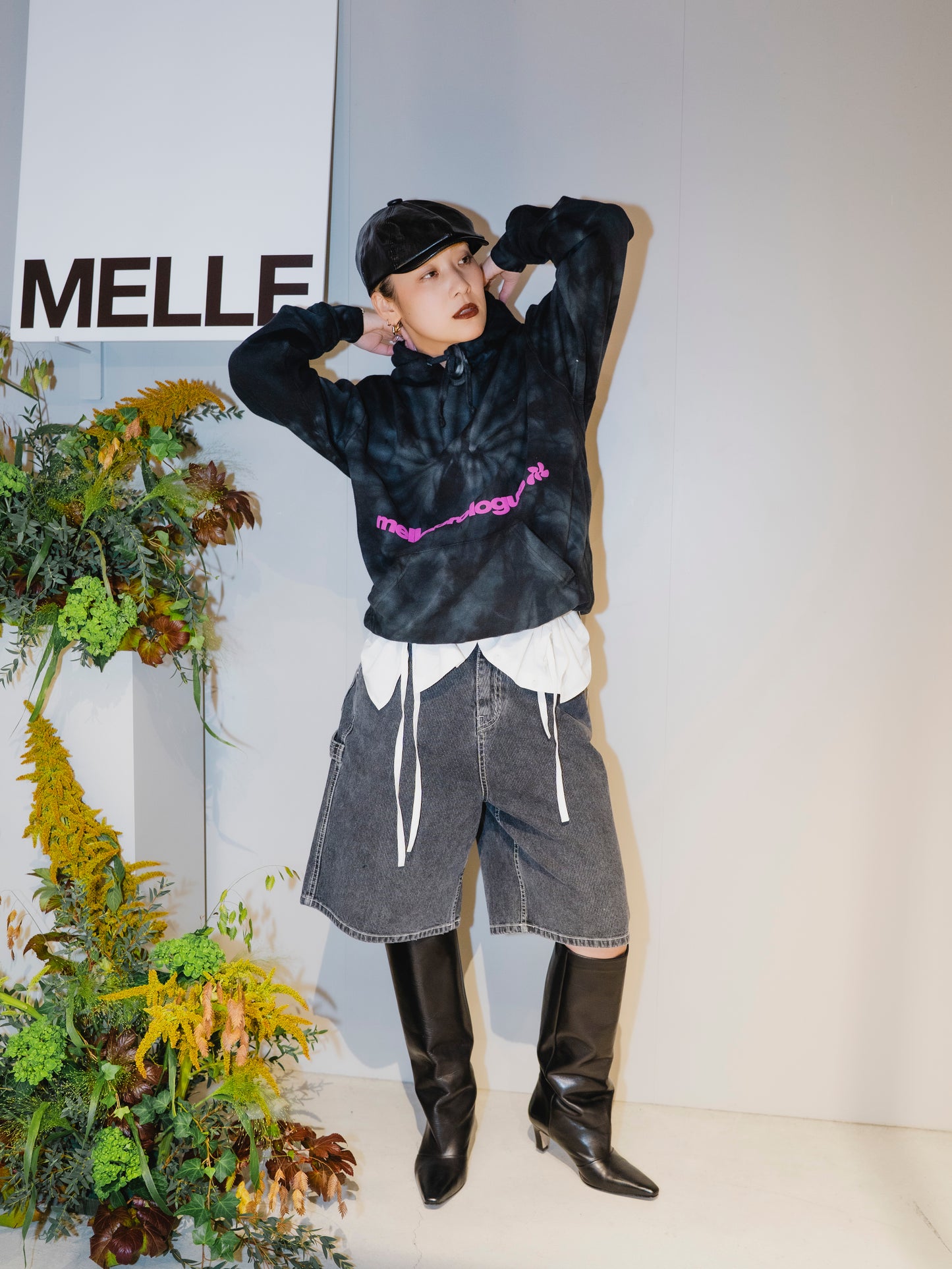 melleprologue Tie-Dye Hoodie – Hand Dyed in Miami (残りわずか)