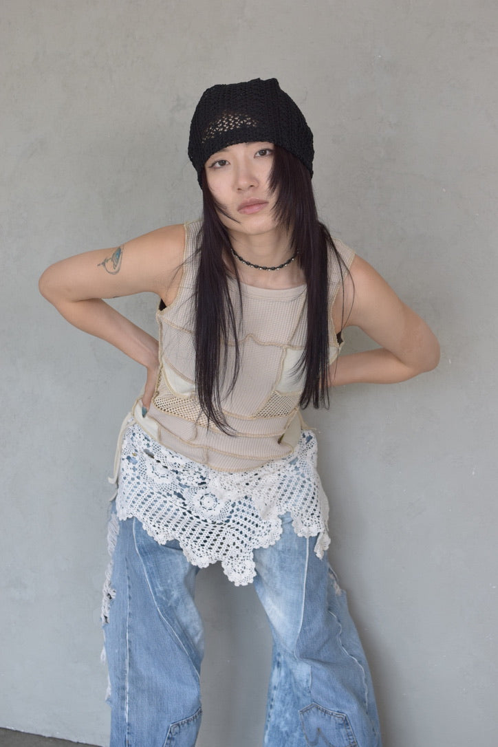 Crochet Knit Beanie