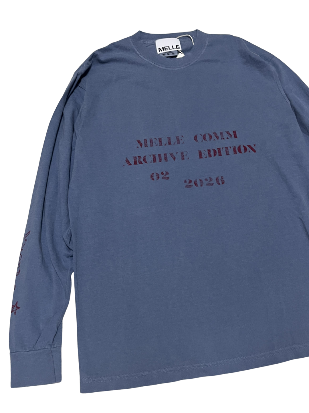 MELLE COMM 02 Long Sleeve Tee | Blue Jean
