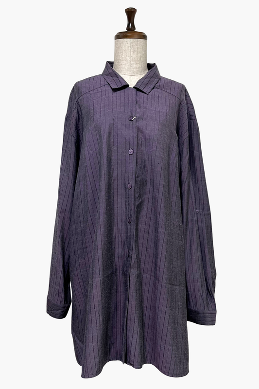 SELECTED VINTAGE / Stripe Long Shirts