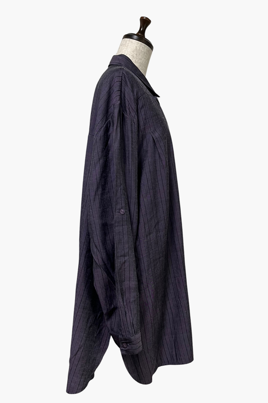 SELECTED VINTAGE / Stripe Long Shirts