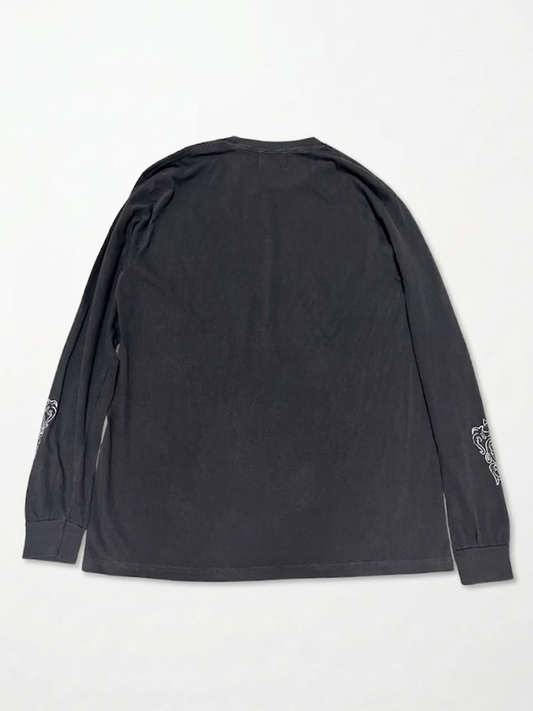 MELLE COMM 02 Long Sleeve Tee |  Faded Black