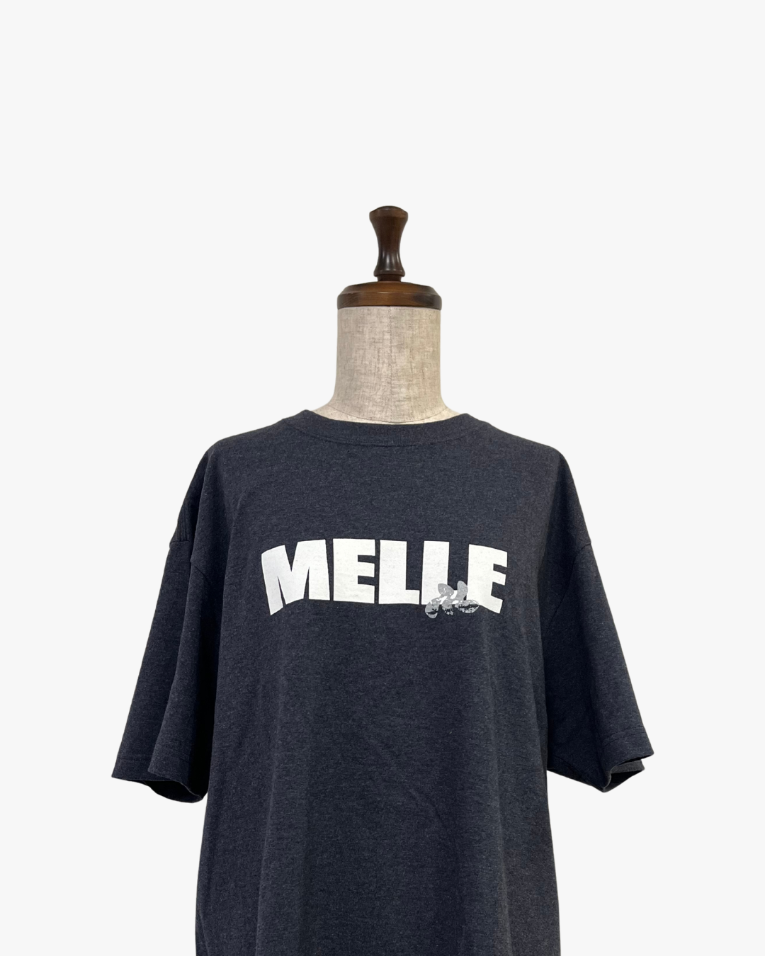 MELLE ORIGINAL LOGO BIG TEE - YELLOW / SMOKY GRAY / FADED NAVY