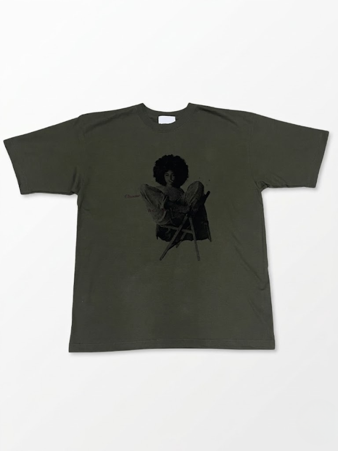 INDEPENDENT GIRL Box Tshirts ｜Khaki Vintage
