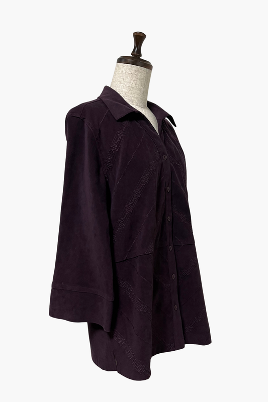 SELECTED VINTAGE / Velbet vintage shirts (Purple)