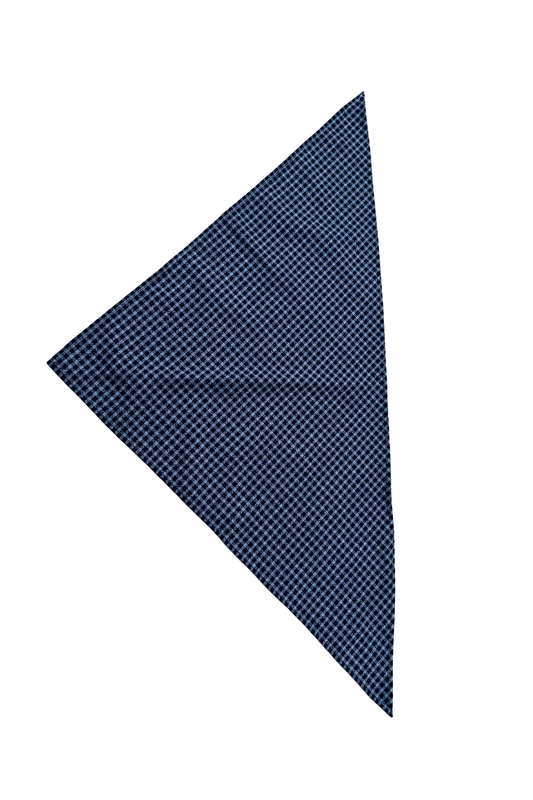 △ Scarf 1 - mini check blue