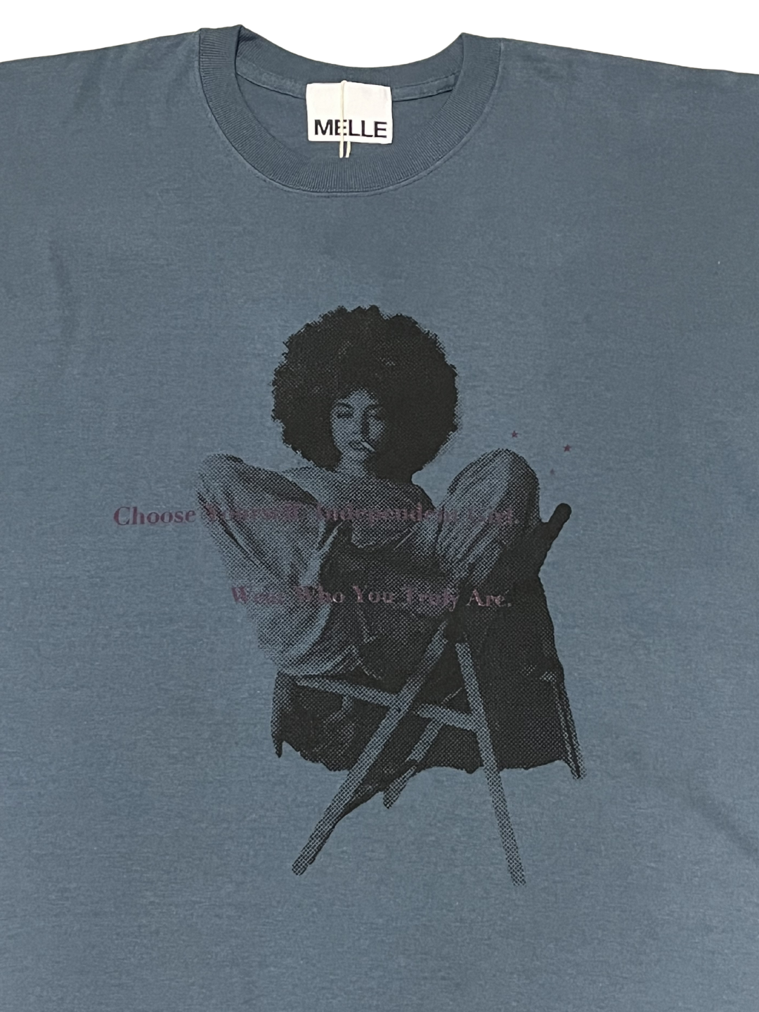 INDEPENDENT GIRL Box Tshirts ｜Denim Vintage