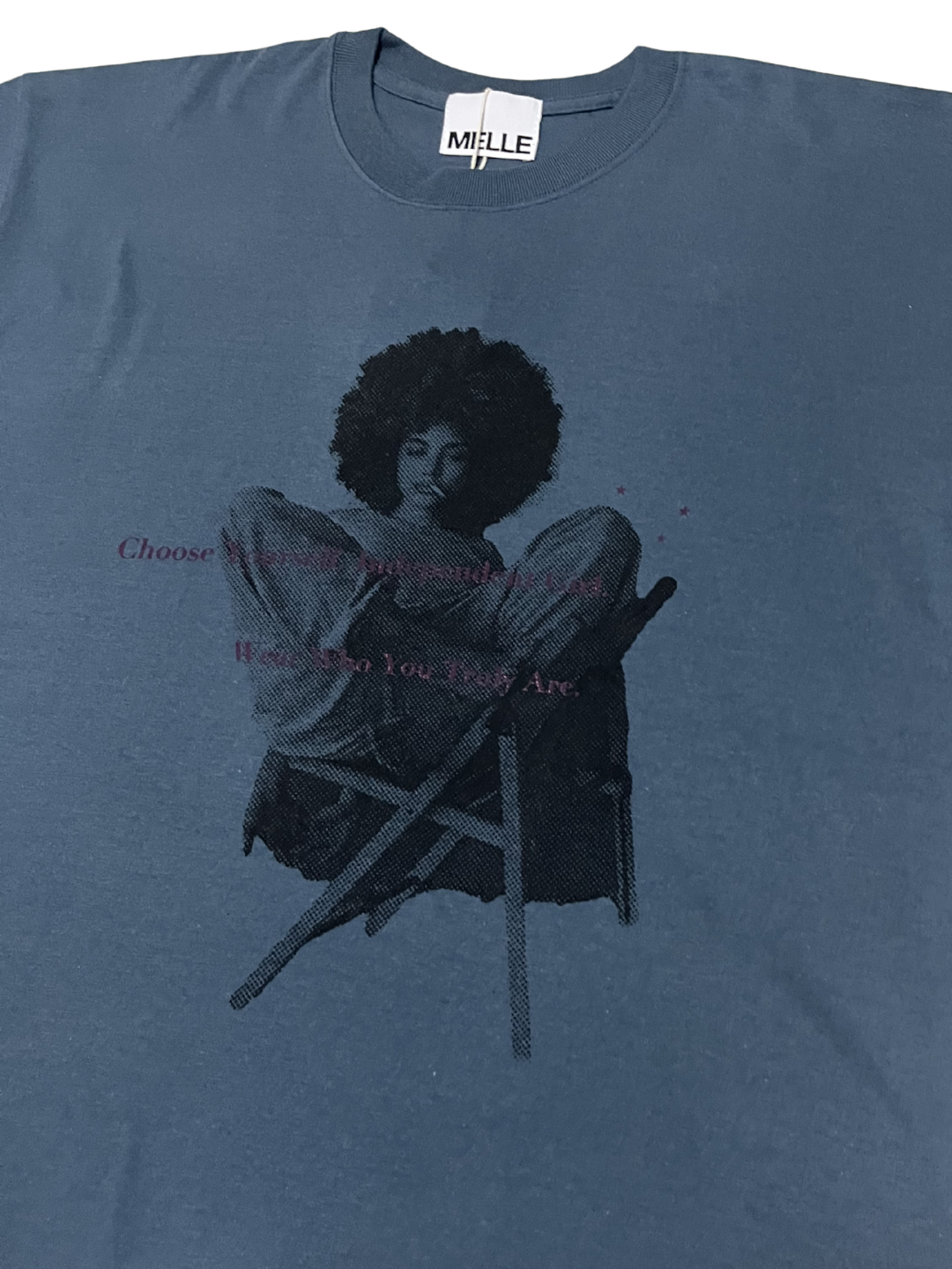 INDEPENDENT GIRL Box Tshirts ｜Denim Vintage