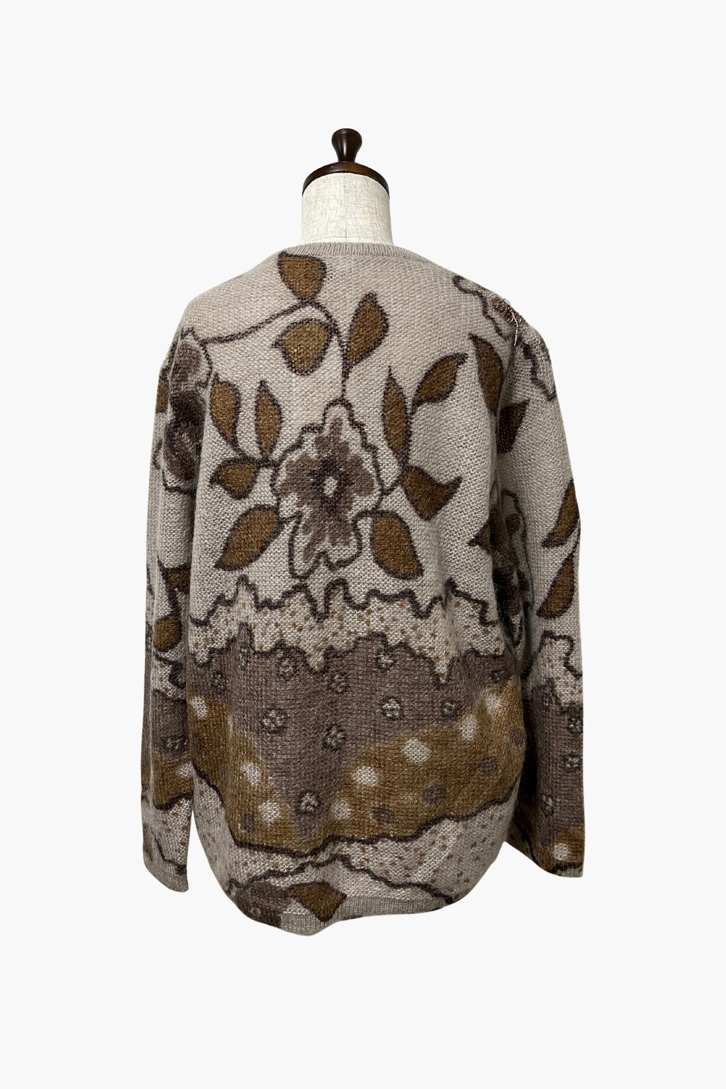 SELECTED VINTAGE / Vintage Wool Mix Flower Knit