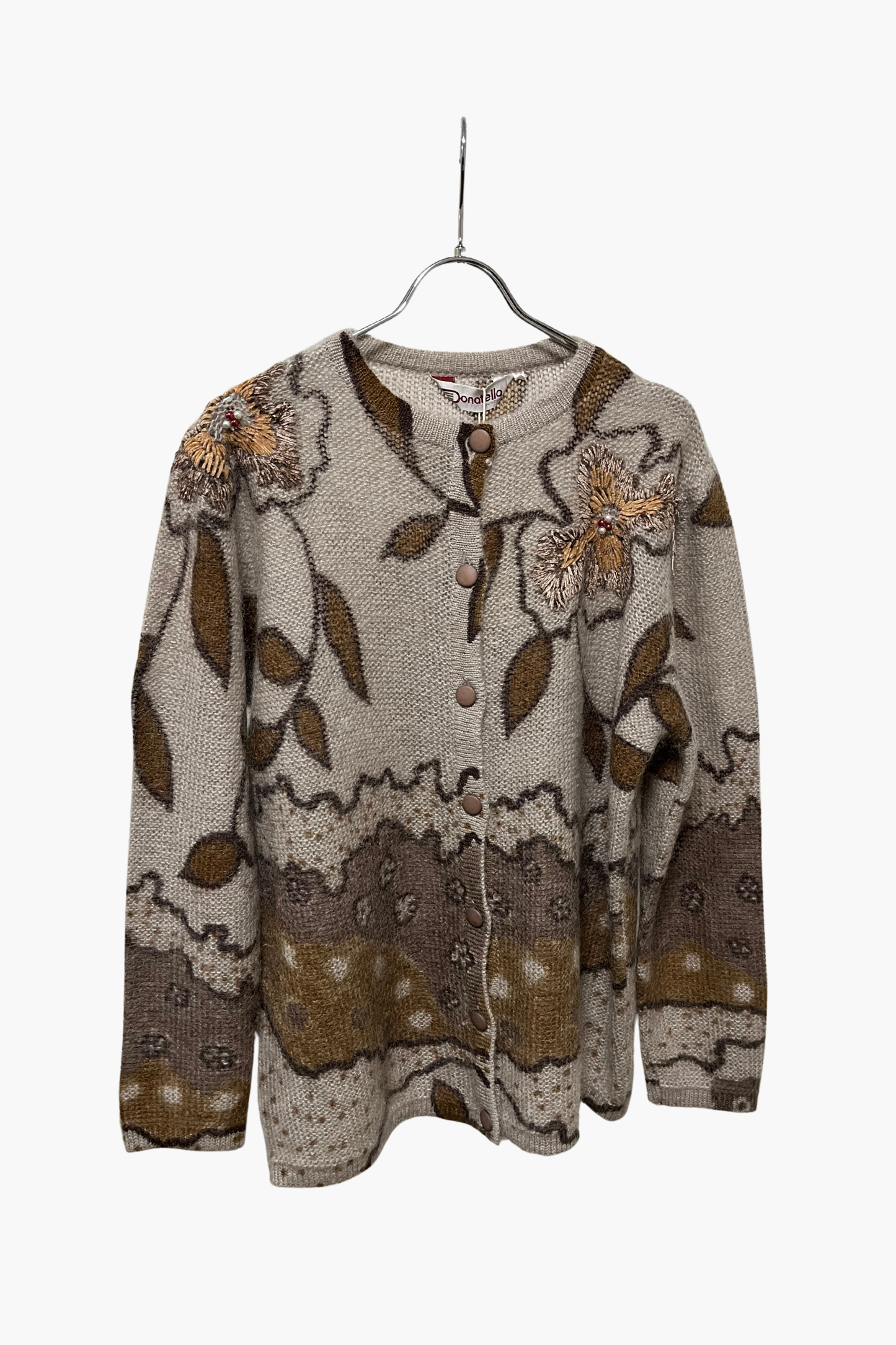 SELECTED VINTAGE / Vintage Wool Mix Flower Knit