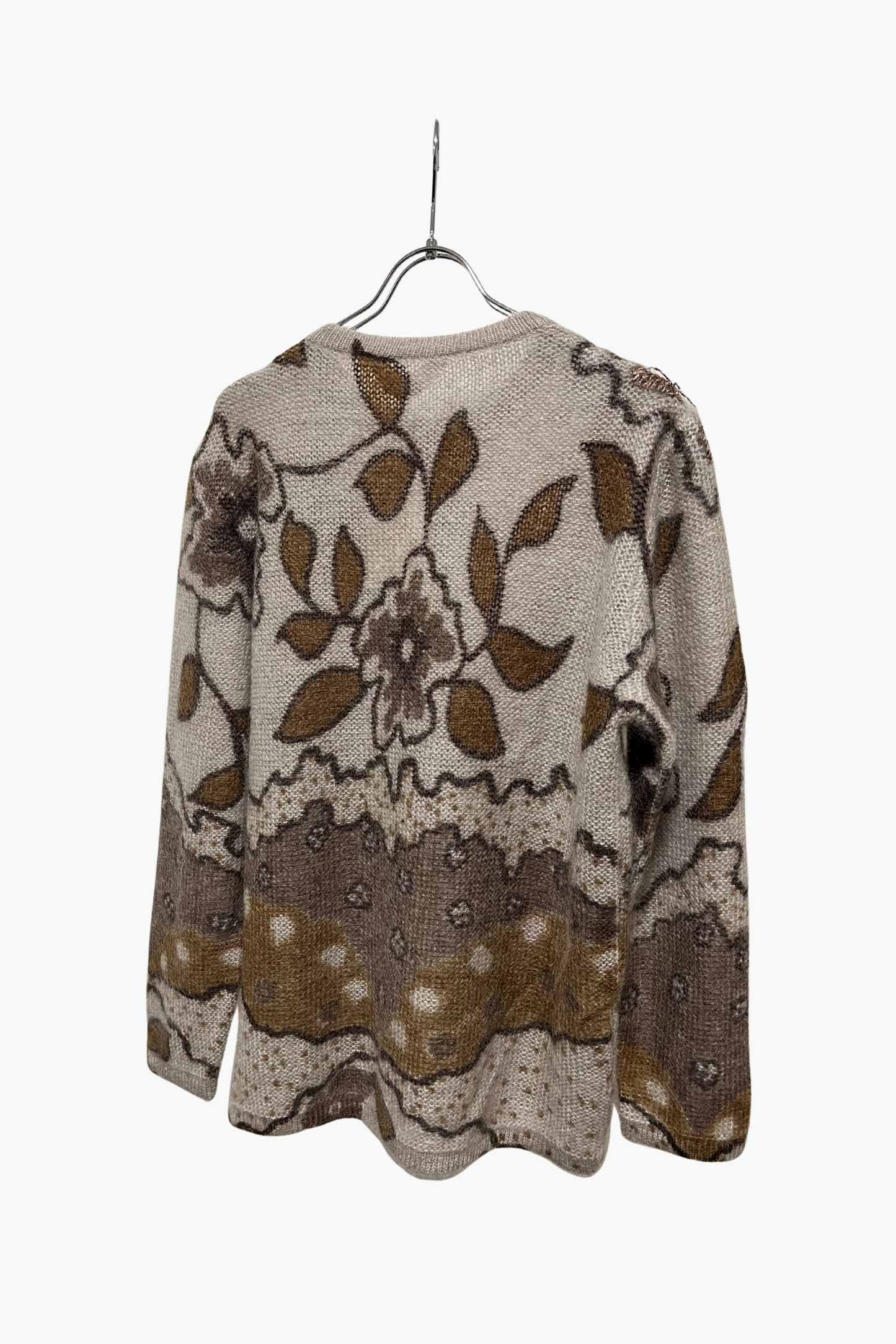 SELECTED VINTAGE / Vintage Wool Mix Flower Knit