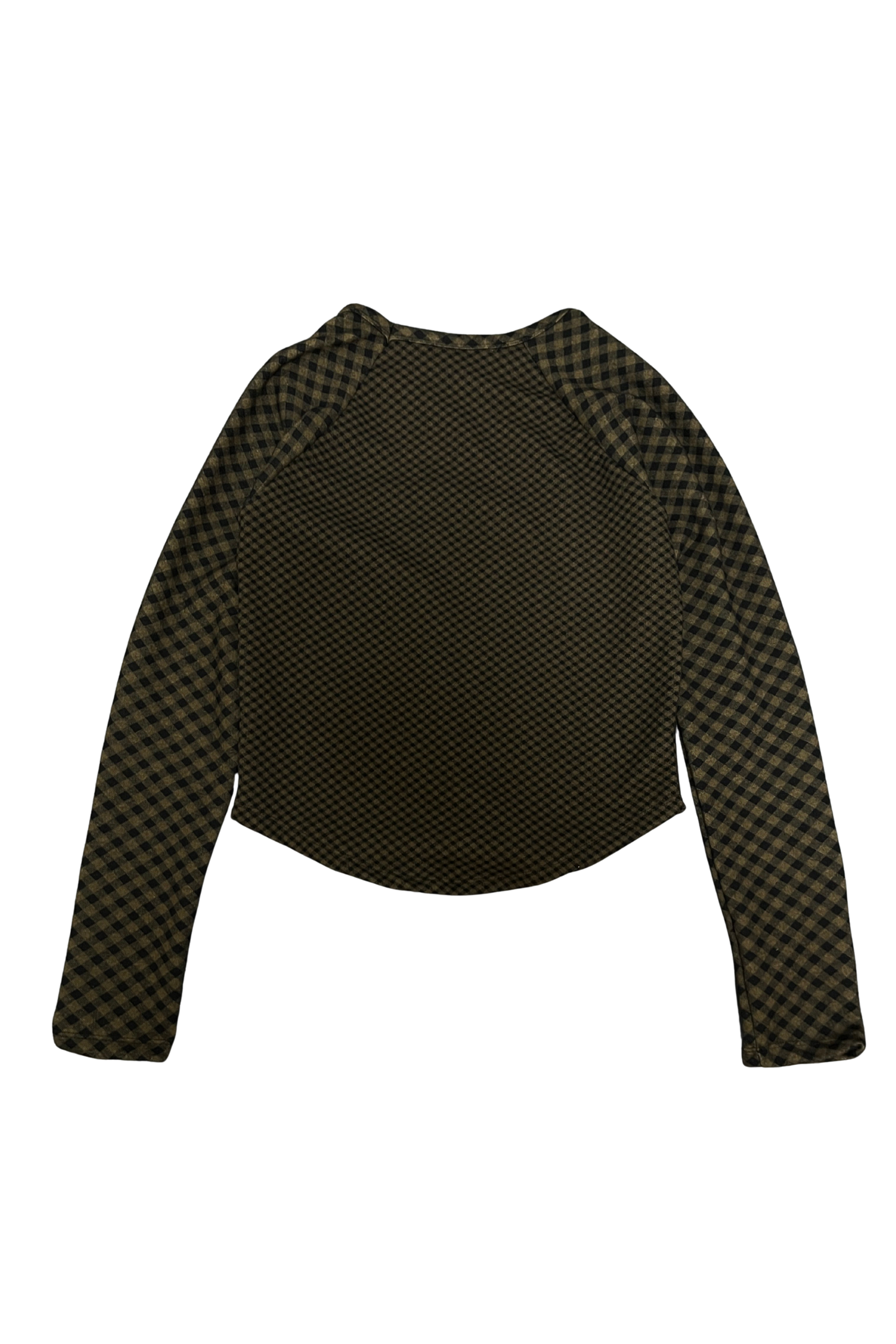 Check Raglan Top