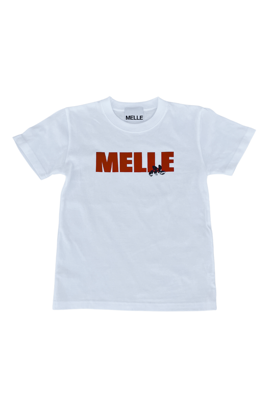 MELLE ORIGINAL LOGO Fit Tee | white