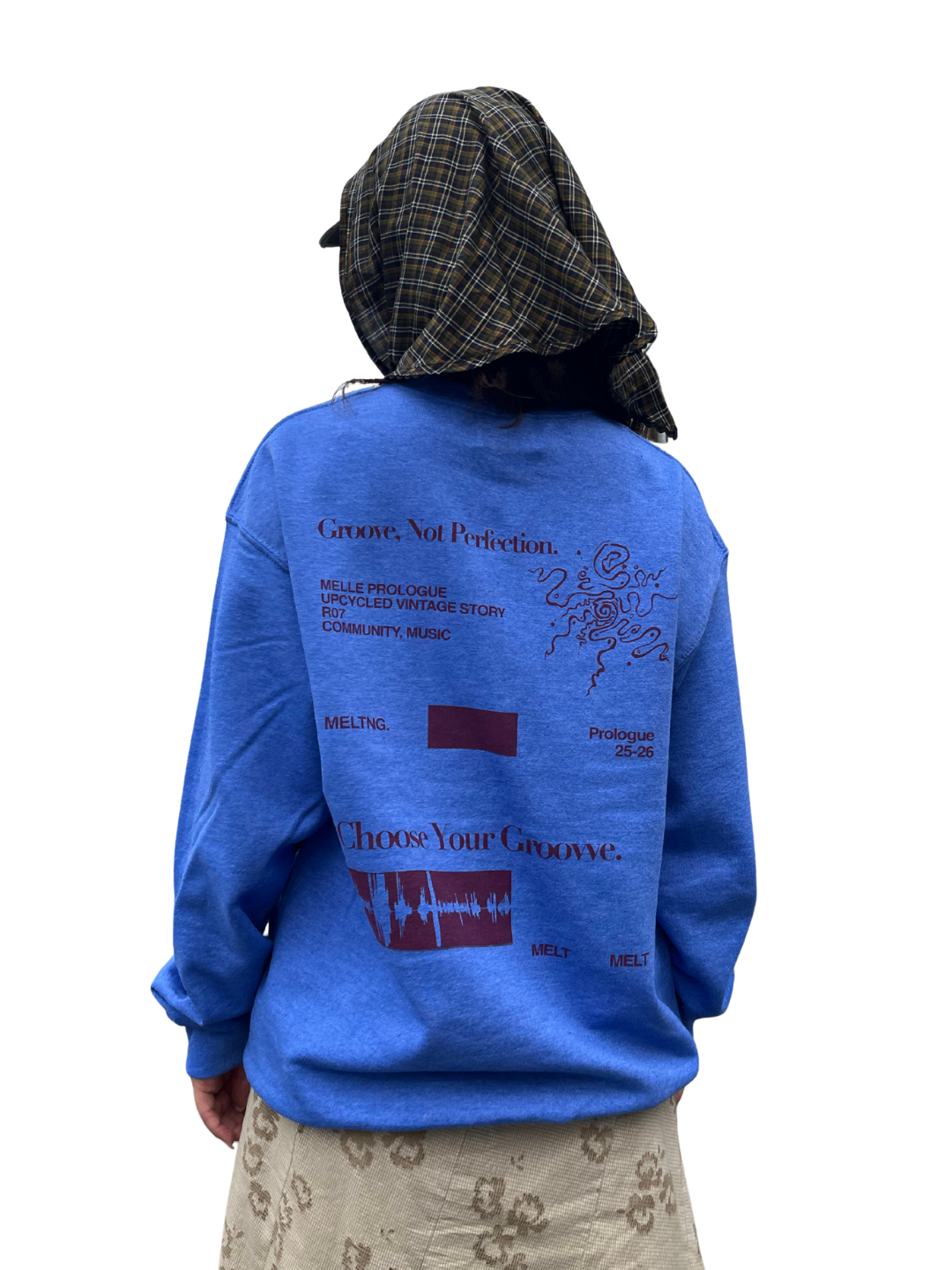 CHOOSE YOUR GROOVE SWEATER | blue (残りわずか)
