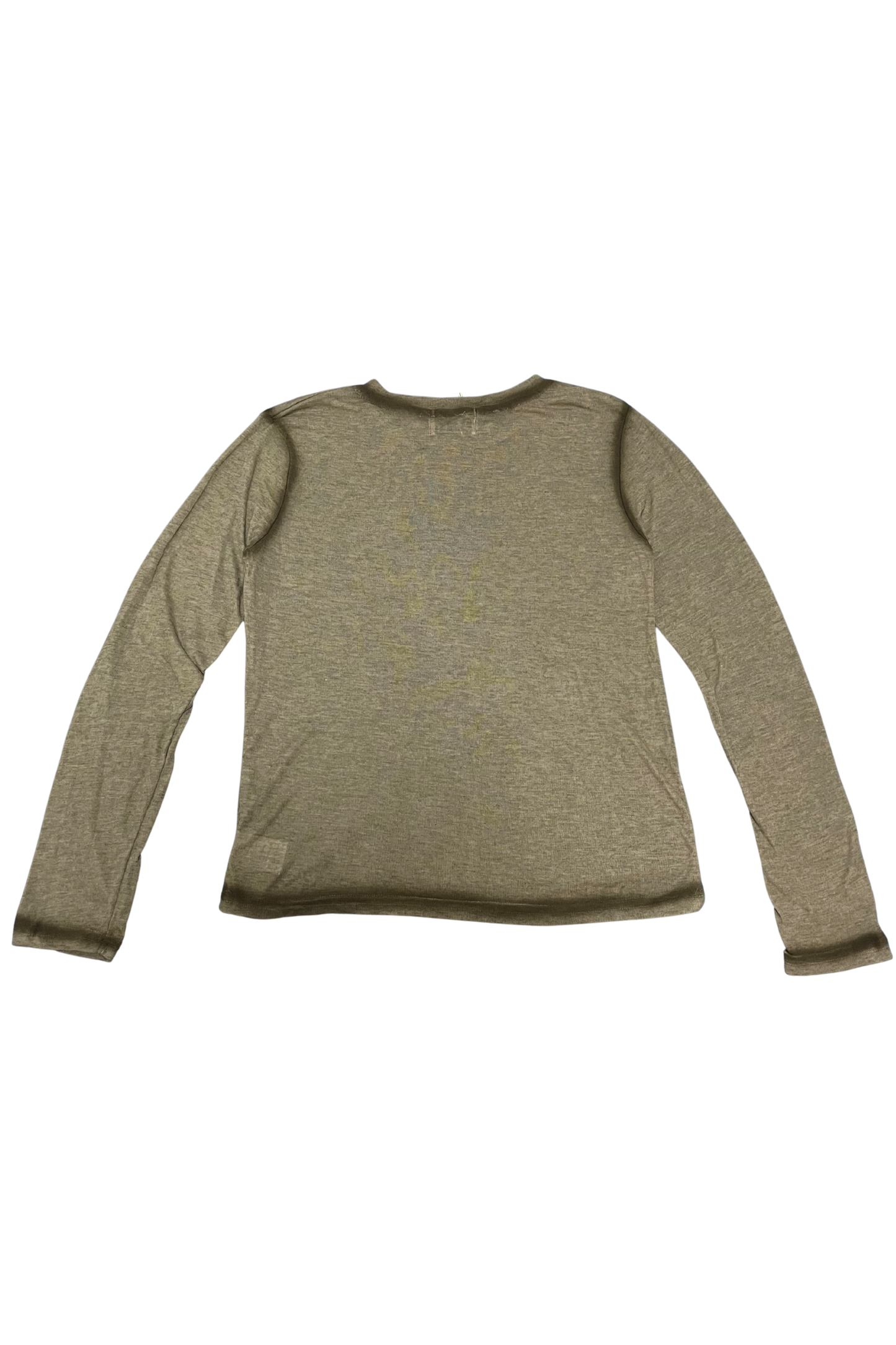 Long Sleeve Sheer Top | (残りわずか)