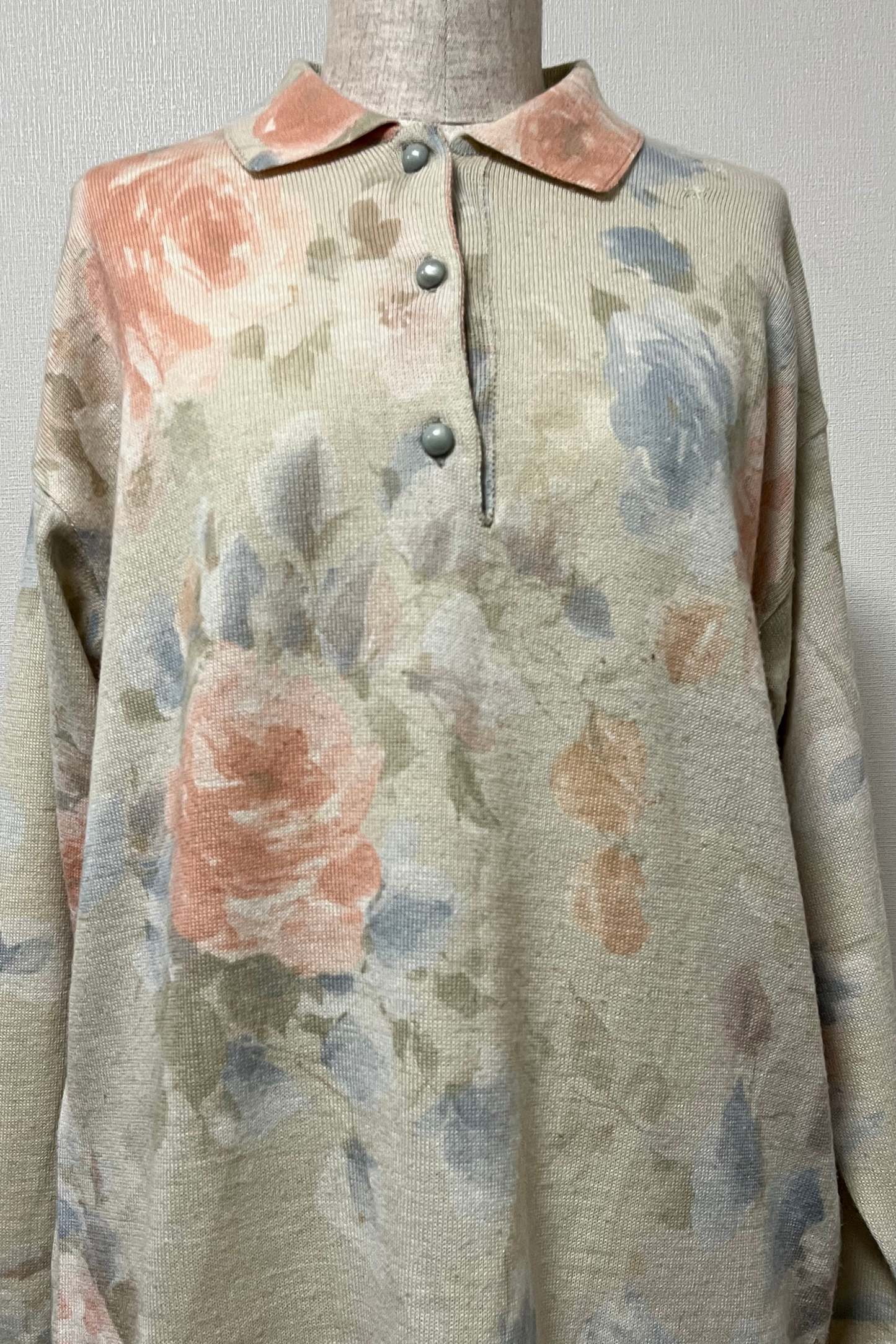 SELECTED VINTAGE / Flower Knit Cardigan