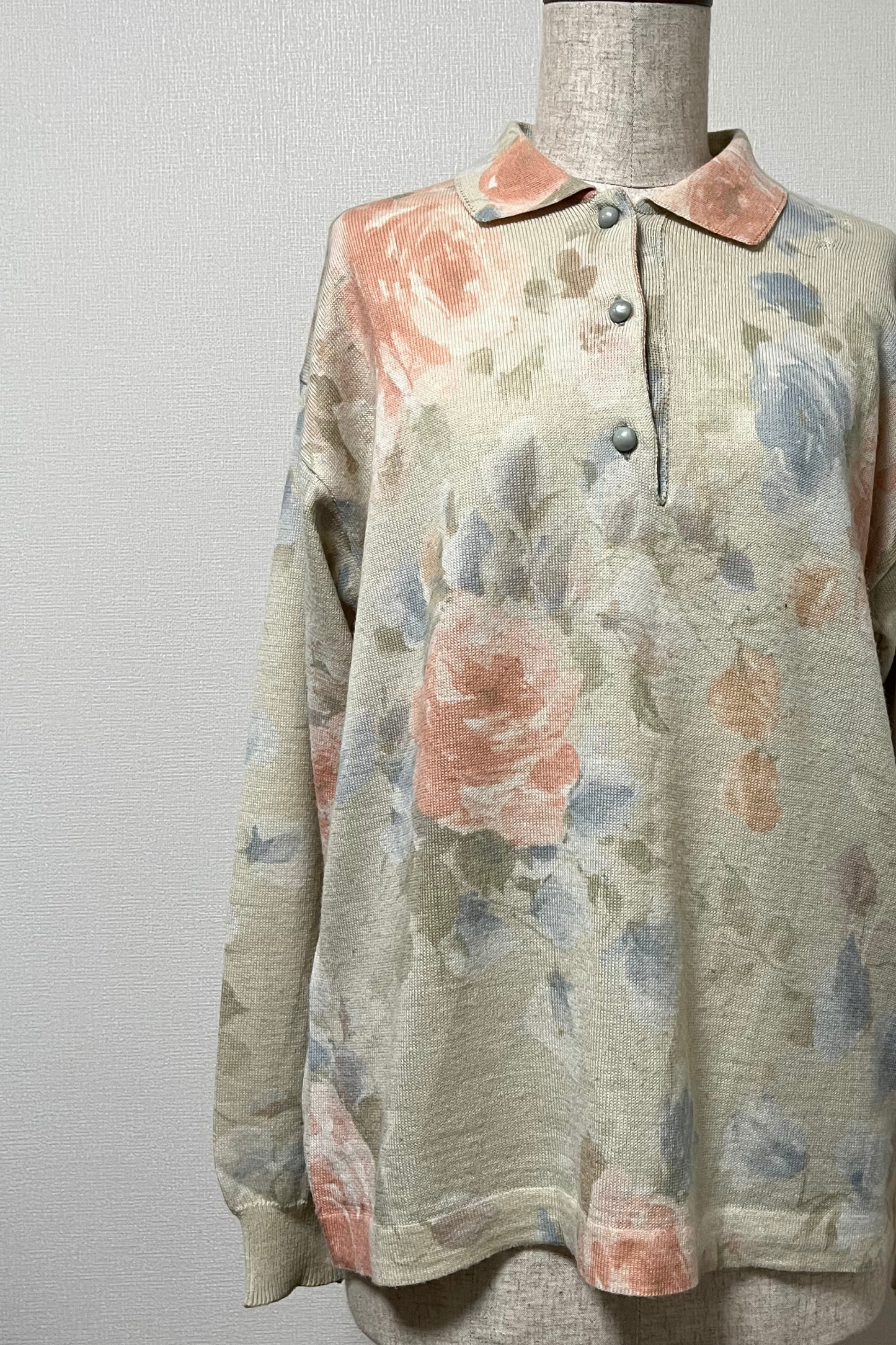 SELECTED VINTAGE / Flower Knit Cardigan