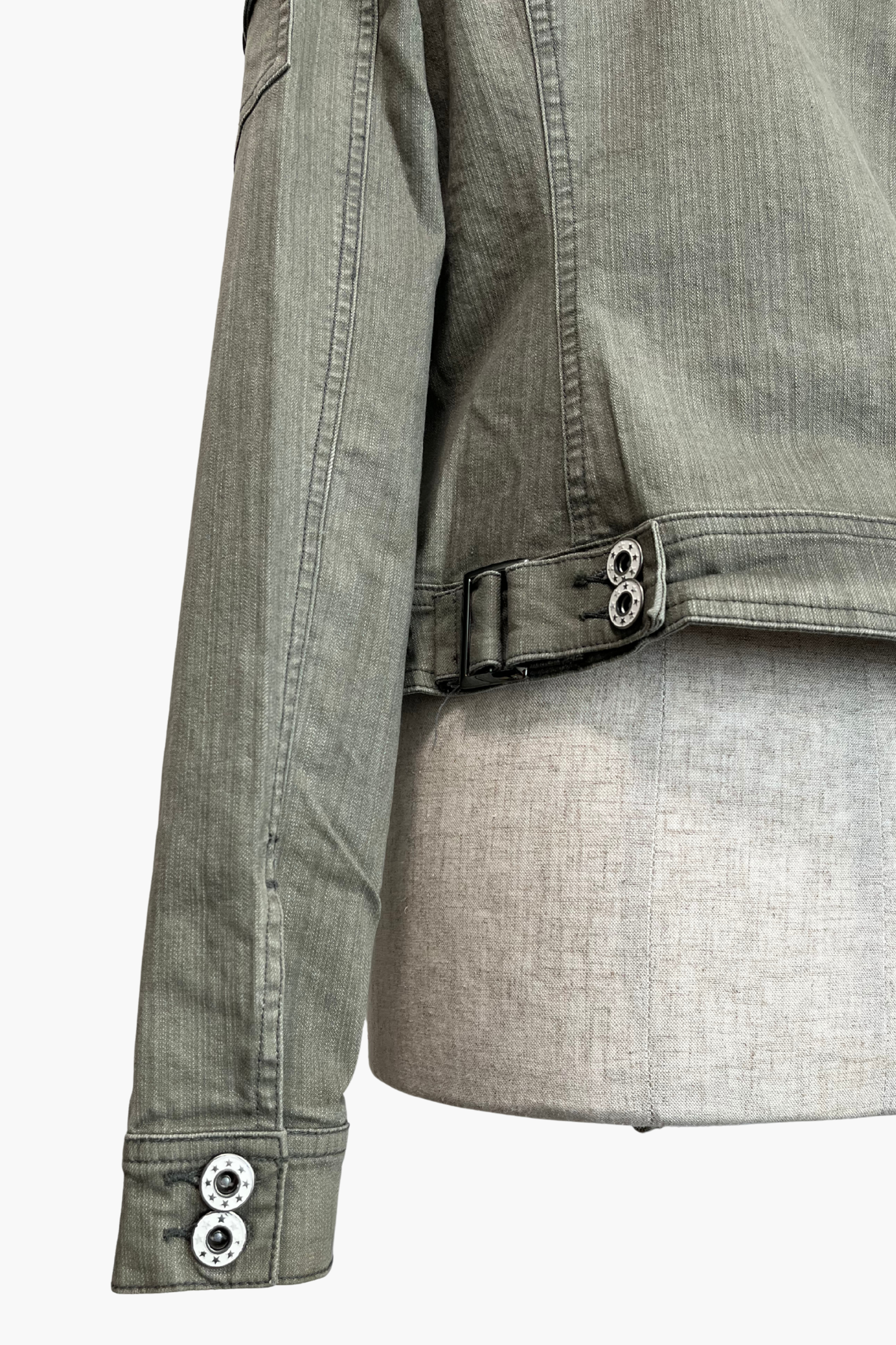 SELECTED VINTAGE / OLIVE Stretch Denim Jacket