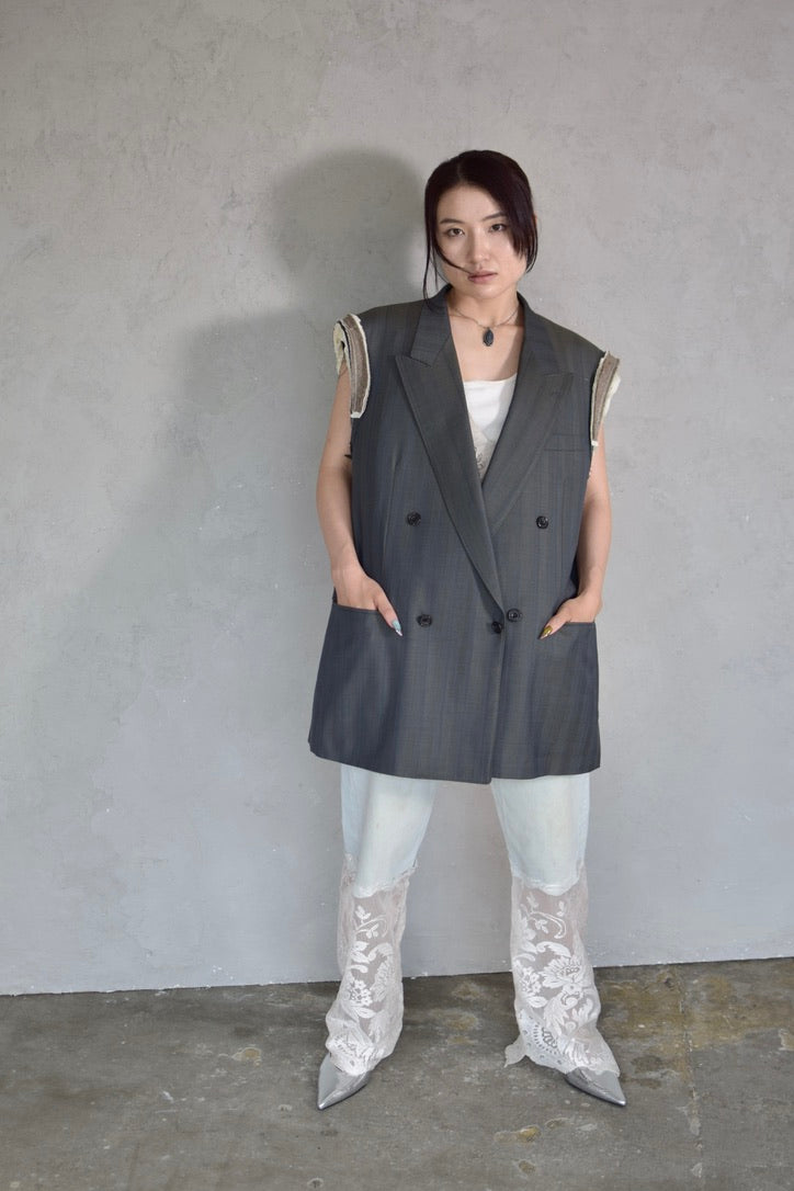 Upcycled Vintage Collection -Tailored Gilet
