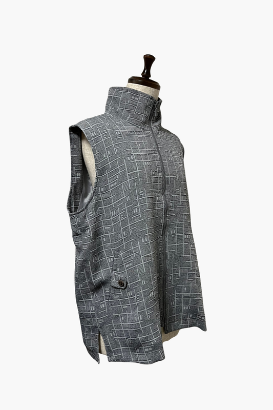 SELECTED VINTAGE / Gray Design Vest