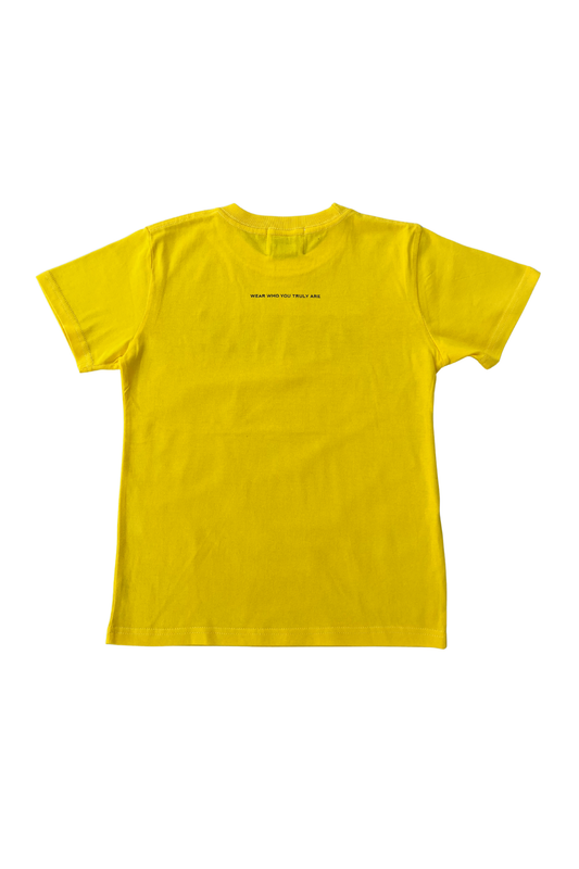 MELLE ORIGINAL LOGO Fit Tee | yellow