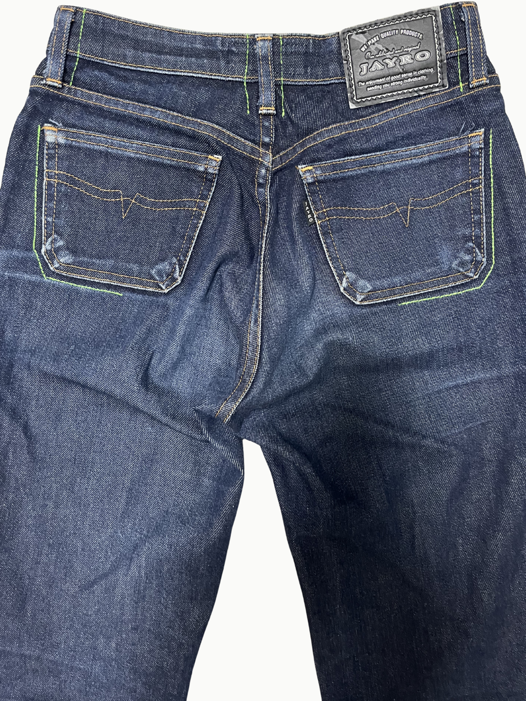 Upcycled Vintage Collection - Double Denim Flare Pants (Blue)