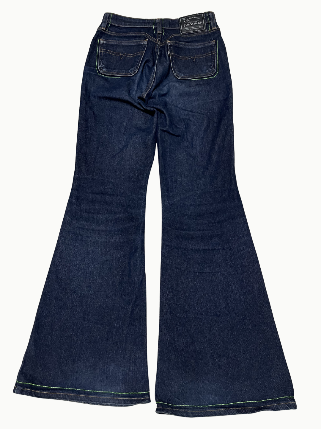 Upcycled Vintage Collection - Double Denim Flare Pants (Blue)