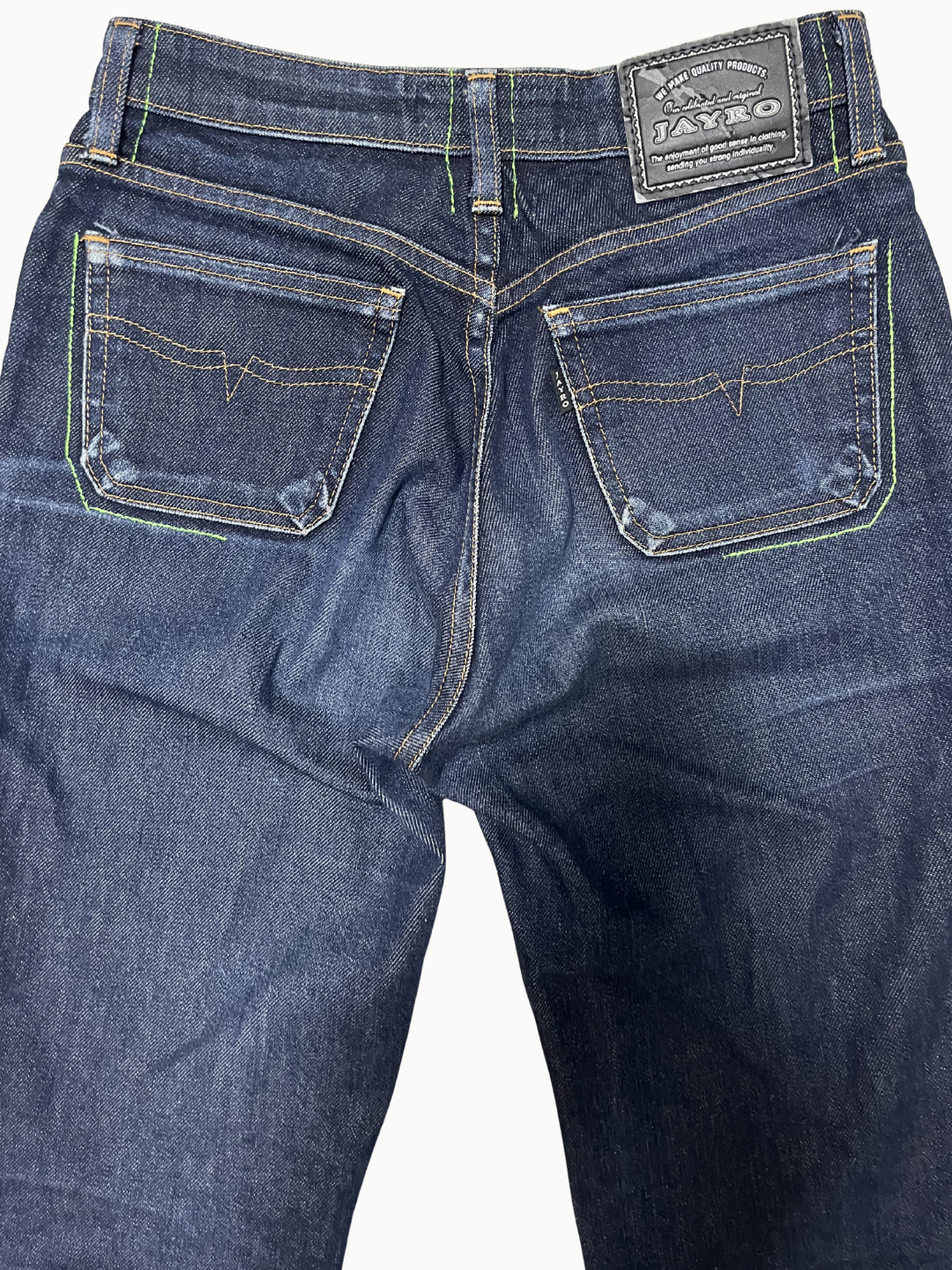 Upcycled Vintage Collection - Double Denim Flare Pants (Blue)