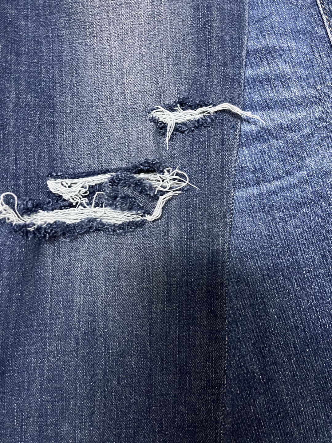 Upcycled Vintage Collection - Double Denim Flare Pants (Vintagae Indigo)
