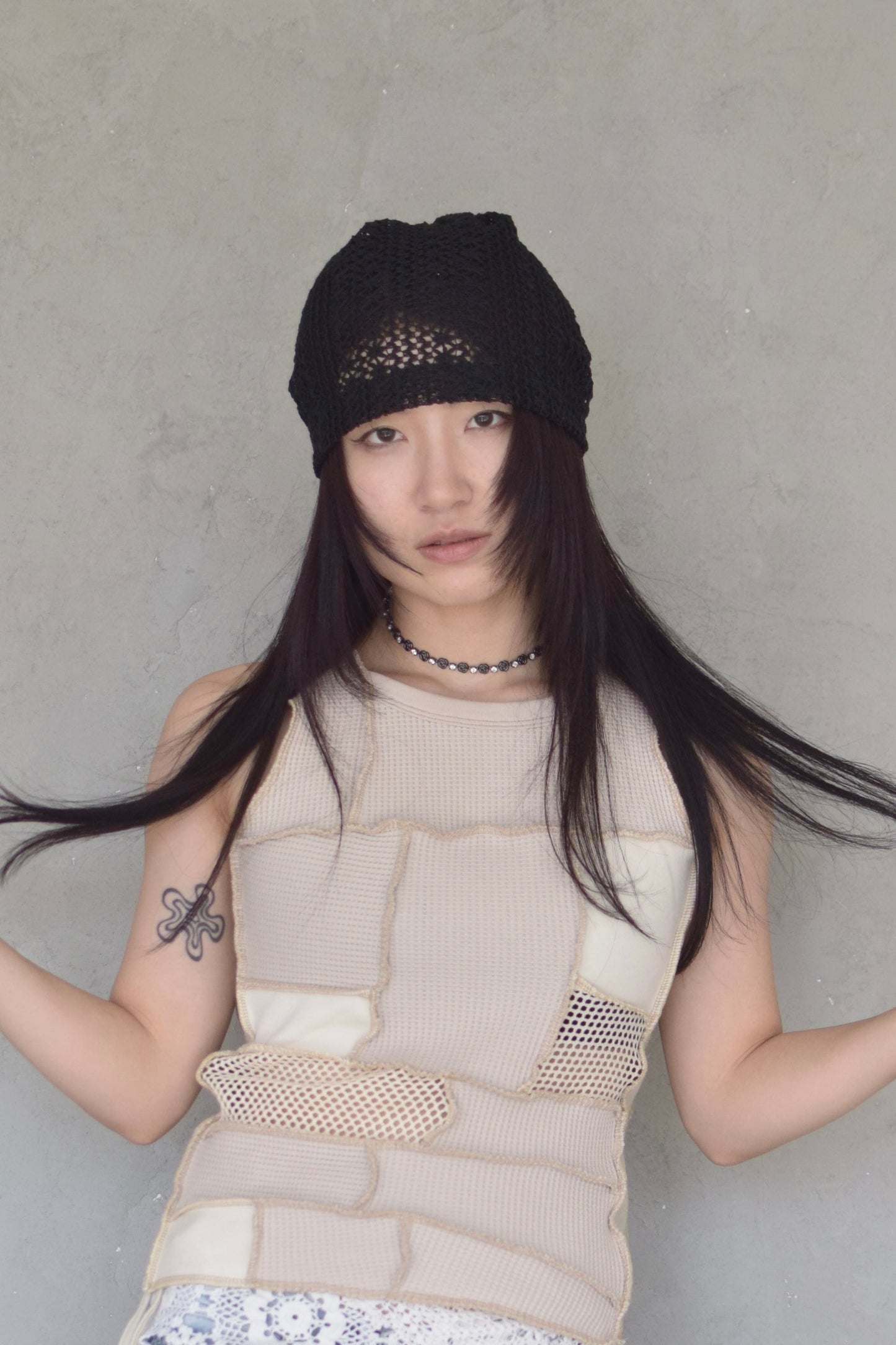 Crochet Knit Beanie