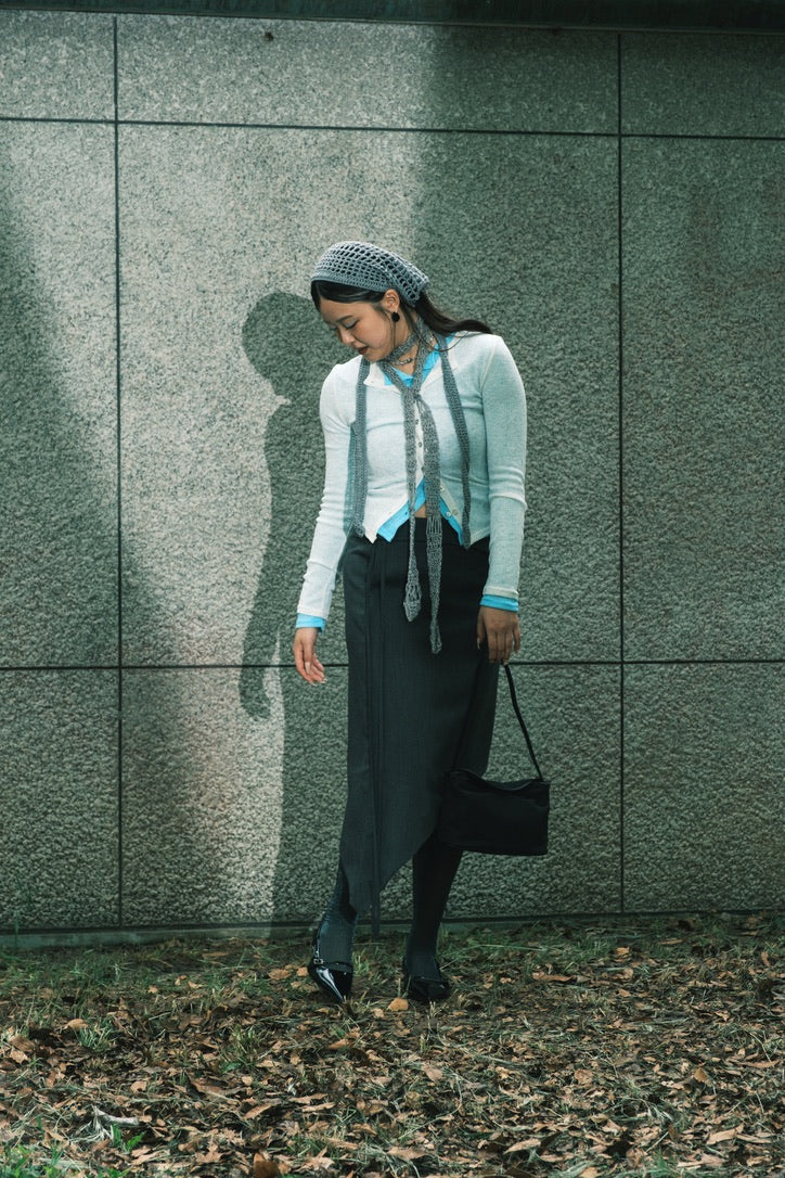 Pencil Skirt Gray