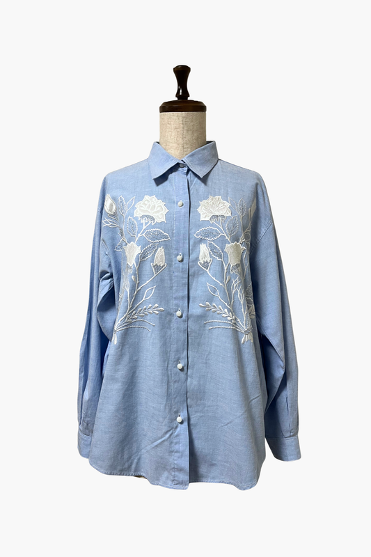 SELECTED VINTAGE /Flower Design Shirts