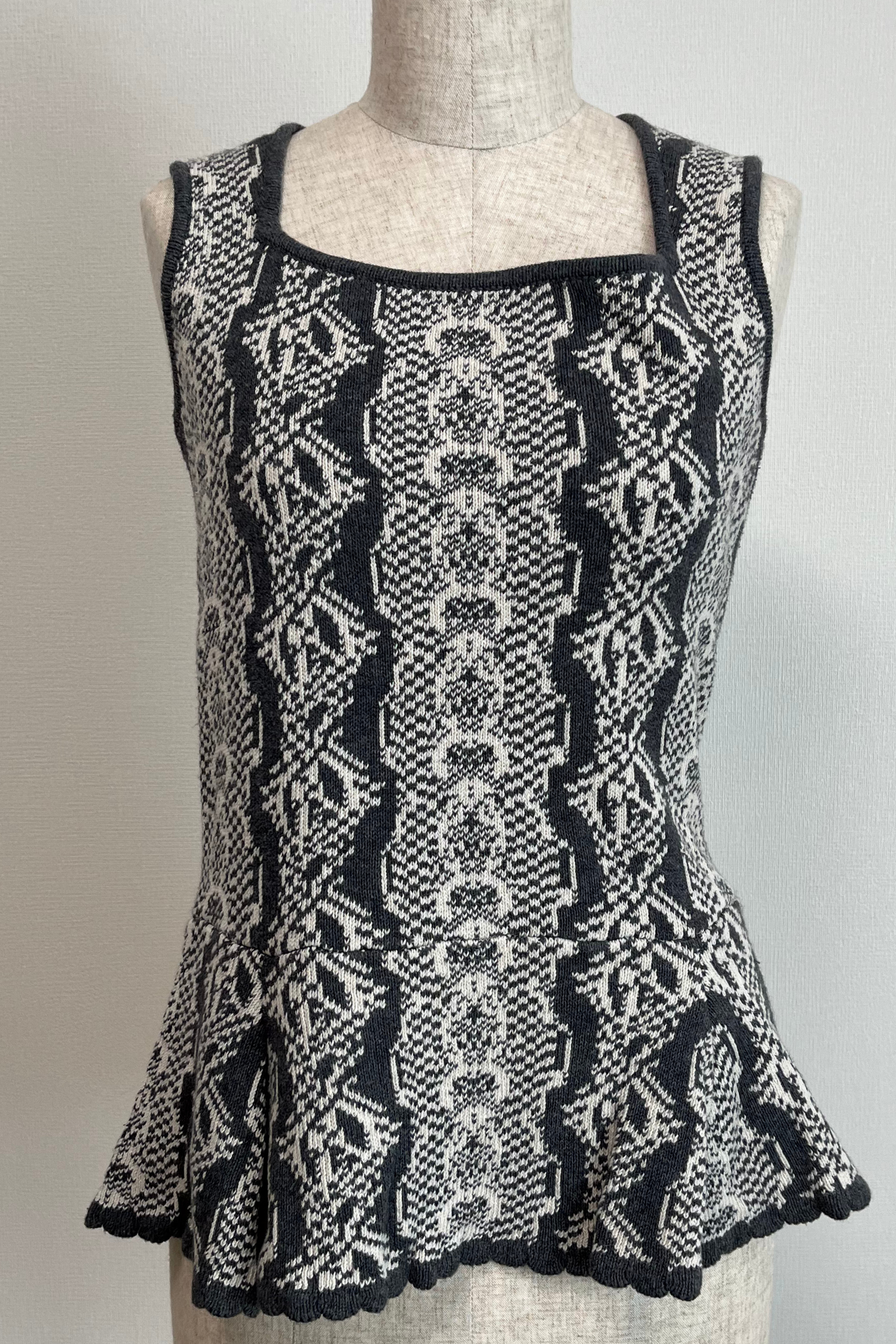 MELLE SELECTED VINTAGE / Peplum Knit Tank