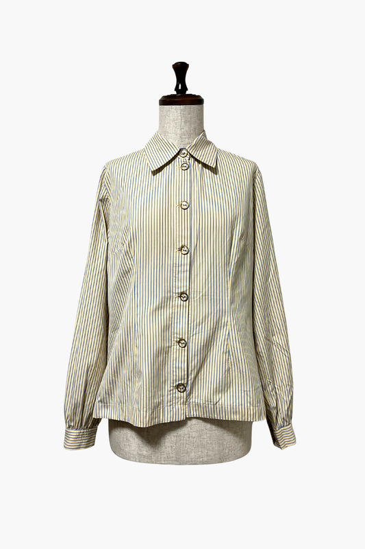 SELECTED VINTAGE /Yellow Stripe Shirts