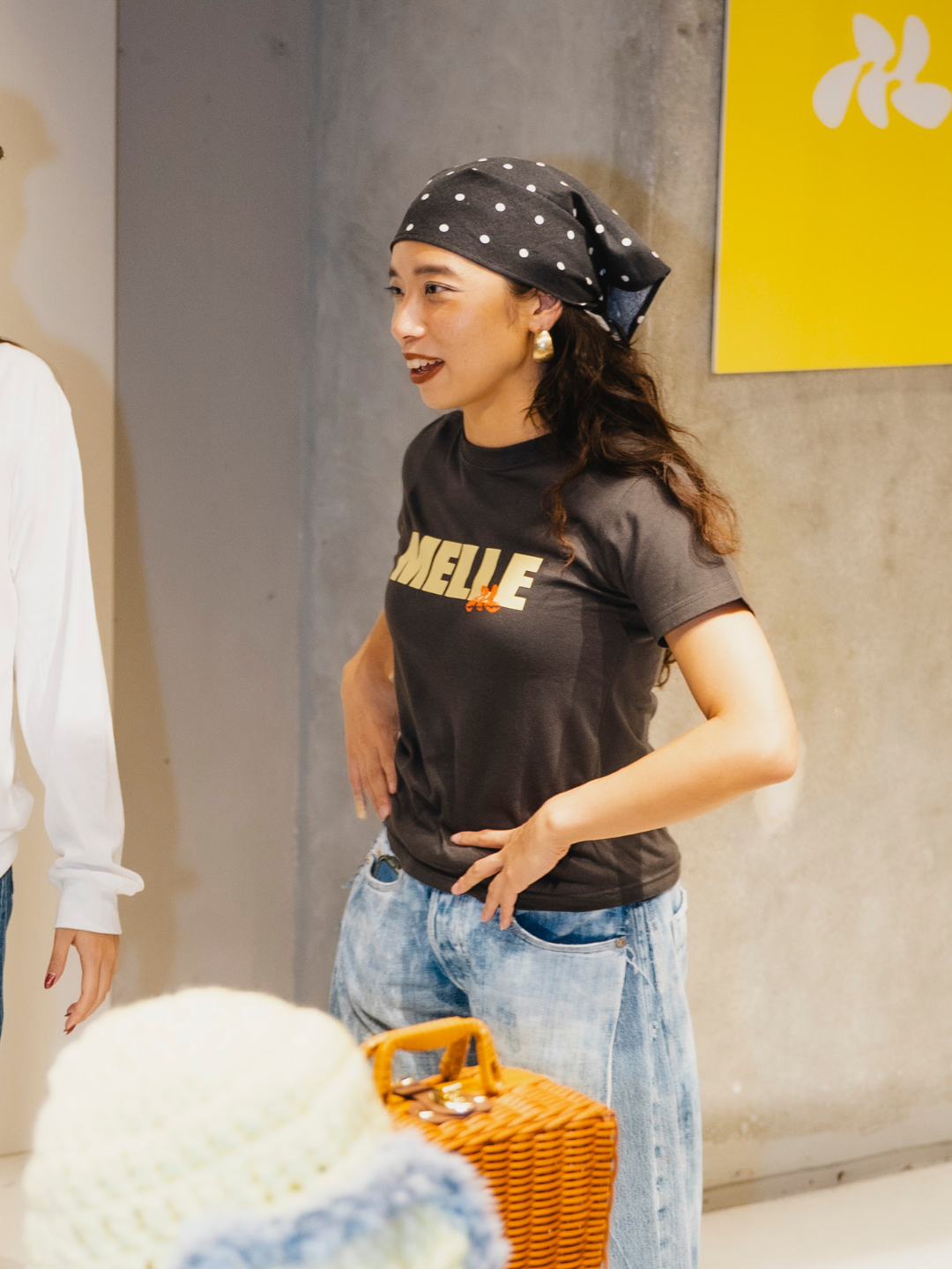 MELLE ORIGINAL LOGO Fit Tee | smoky gray (予約商品)