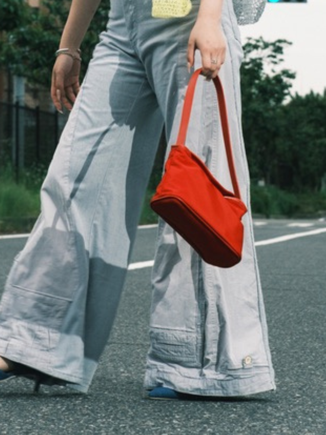 Mini Soft Shoulder Bag | Pink / Red / Black