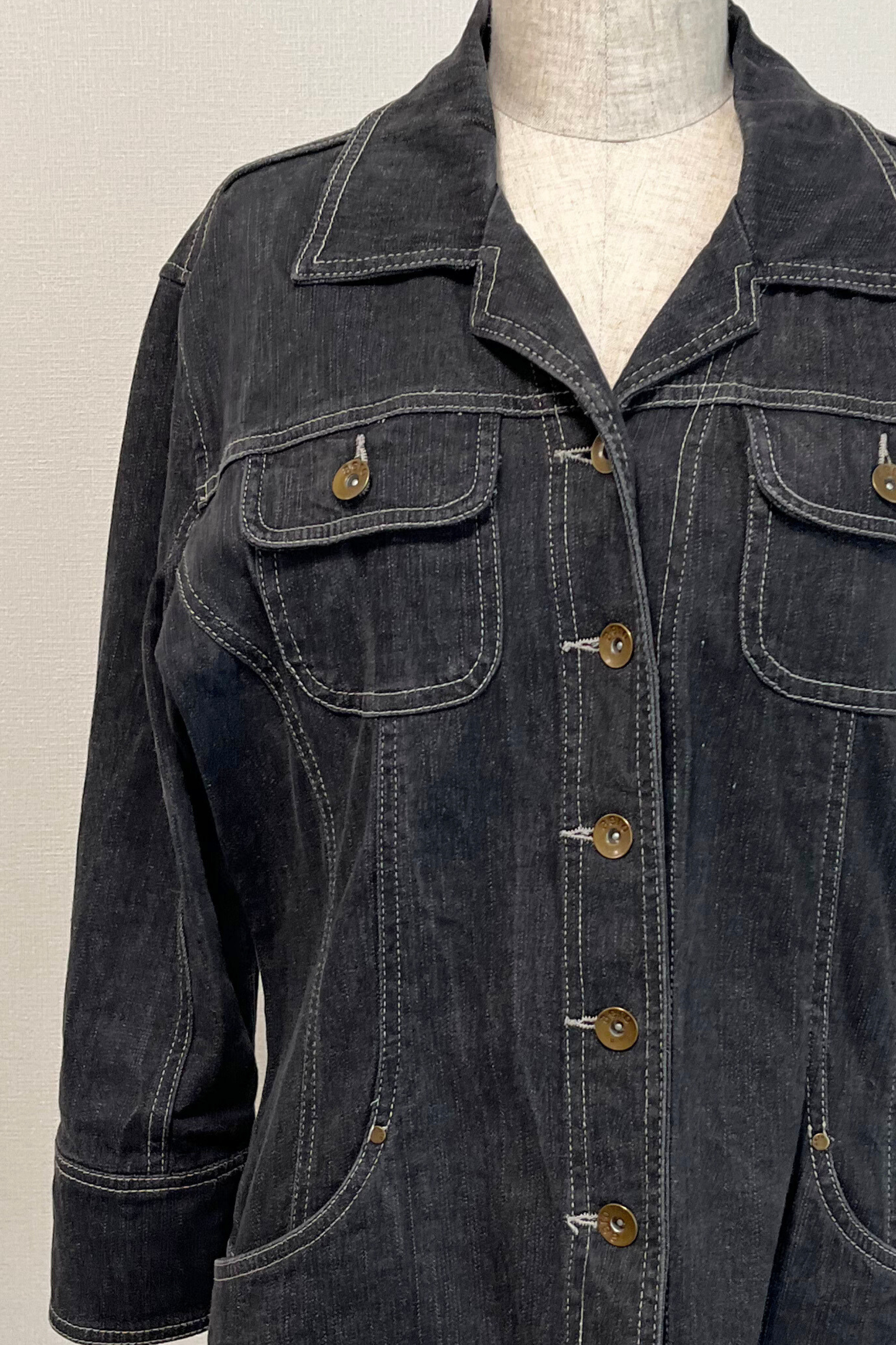 MELLE SELECTED VINTAGE / Design Denim Stretch Jacket