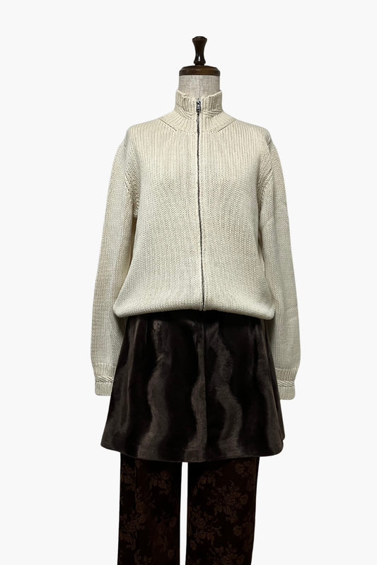 SELECTED VINTAGE / Designed Hair skirt