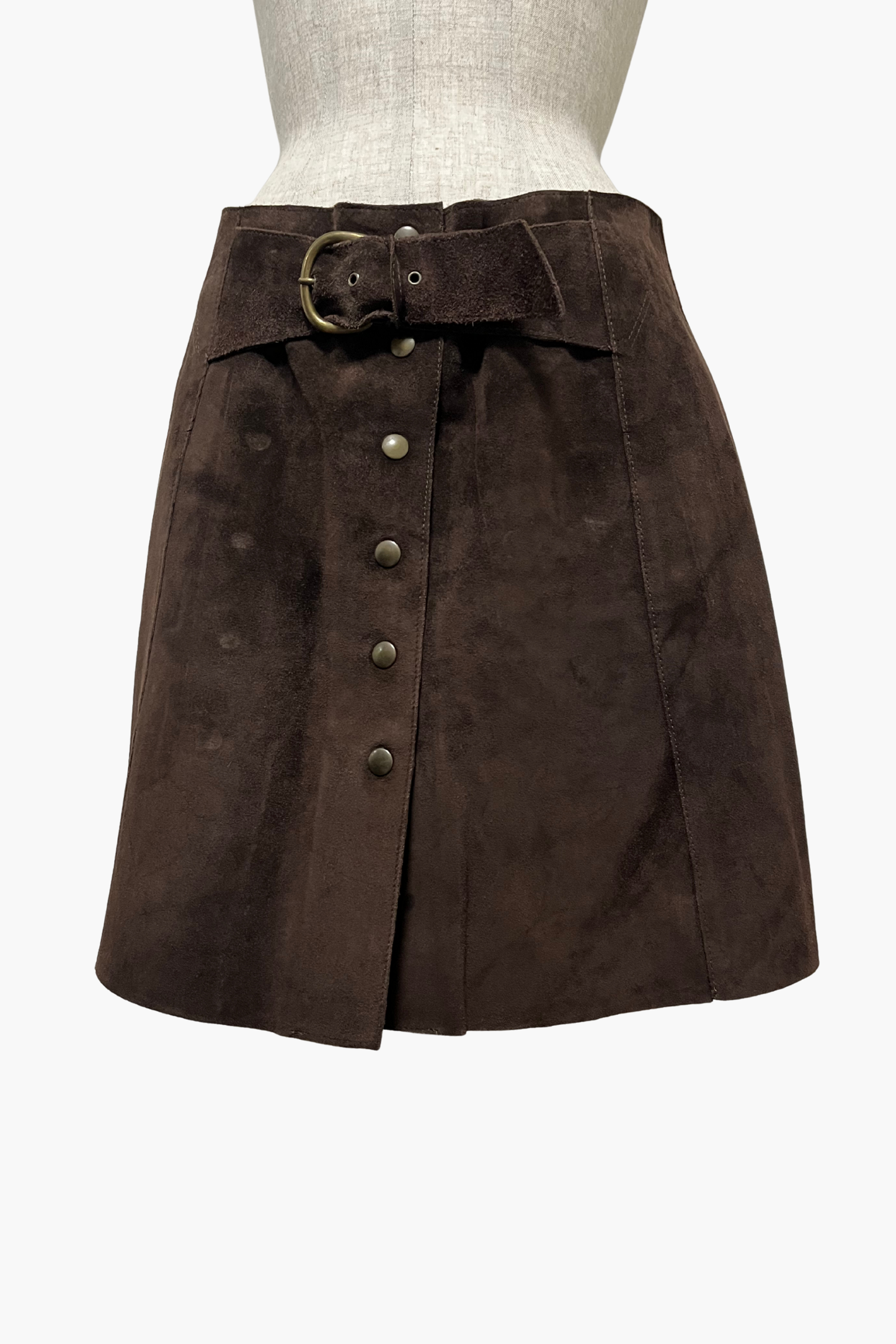 SELECTED VINTAGE / Designed Leather Skirt