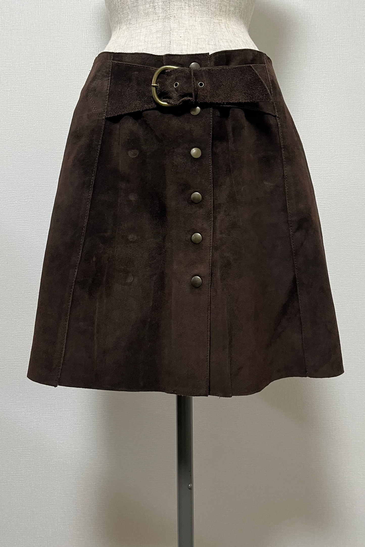 SELECTED VINTAGE / Designed Leather Skirt