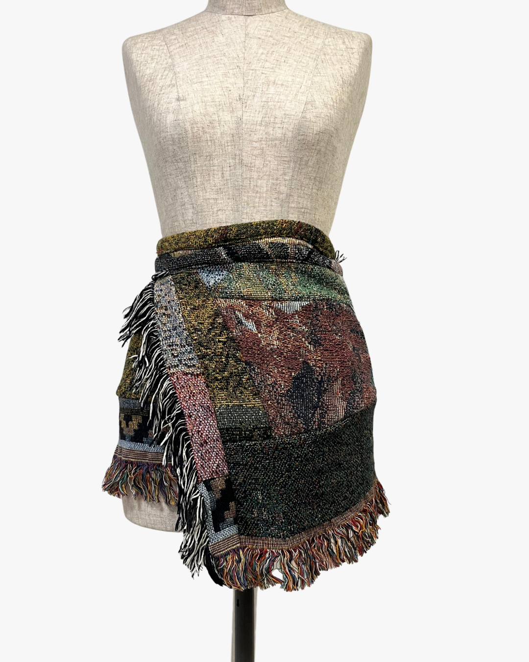 Upcycled Vintage Collection - Rug Wrap Skirt