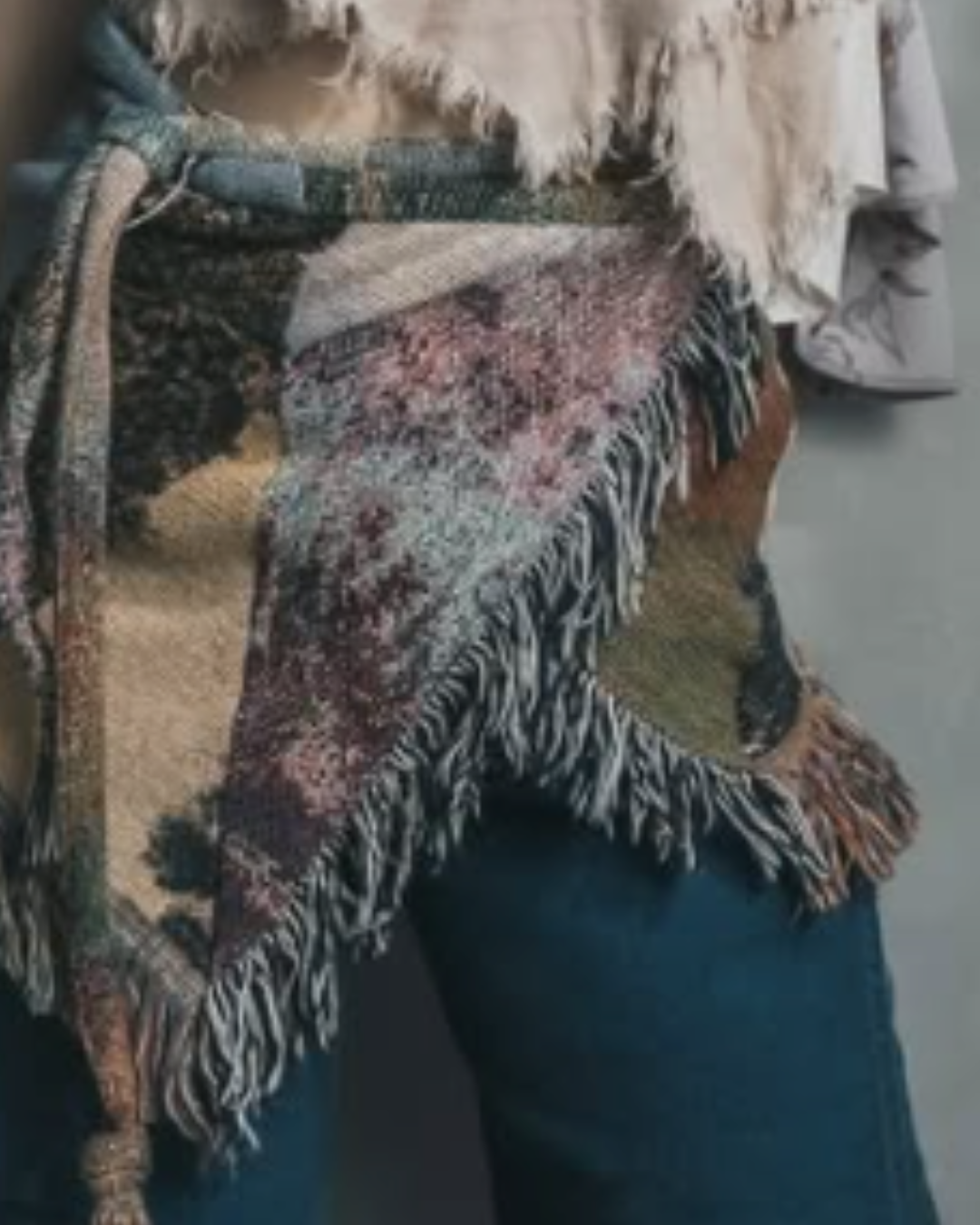 Upcycled Vintage Collection - Rug Wrap Skirt