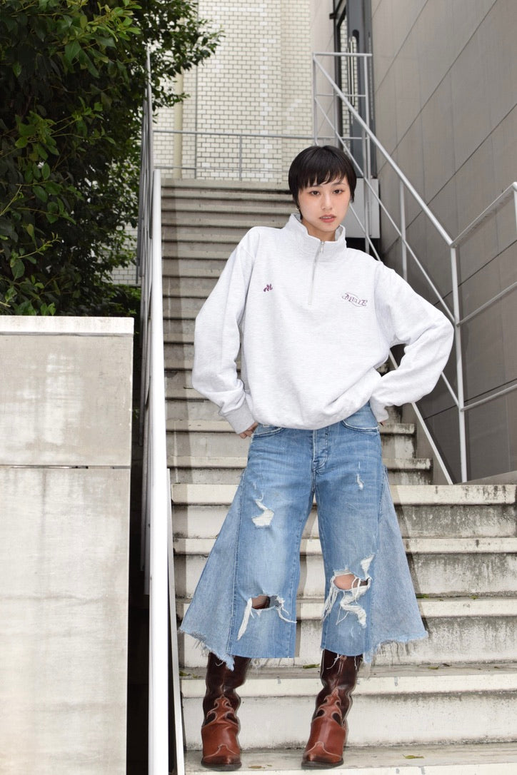 Upcycled Vintage Collection - knee flare pants